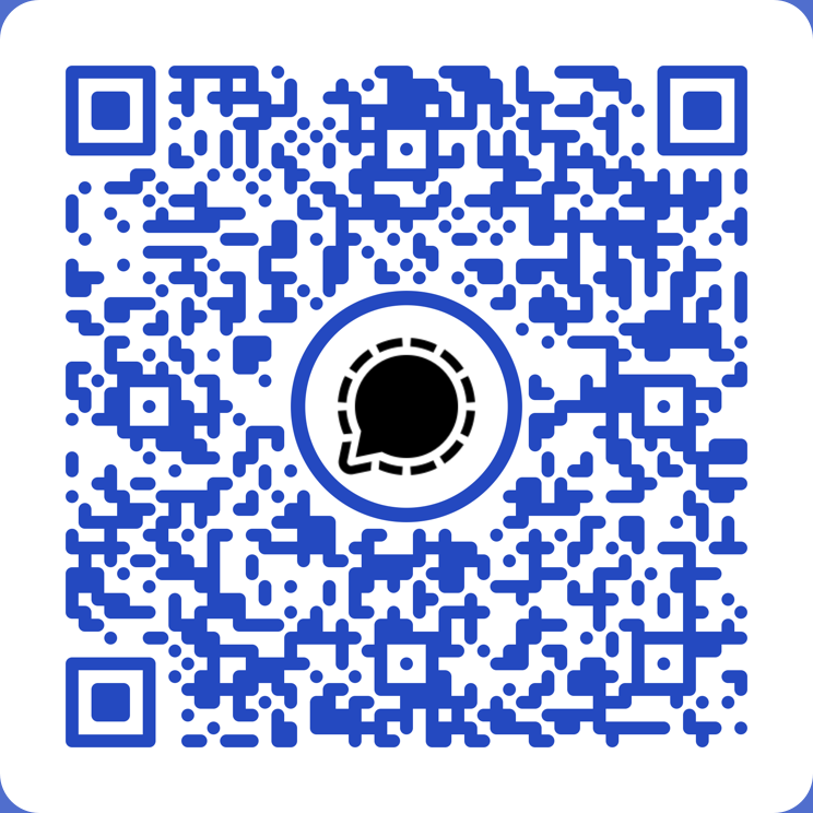 Scan to contact Stoic Group on Signal